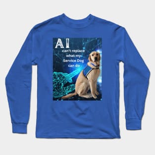 Service Dog vs AI Long Sleeve T-Shirt